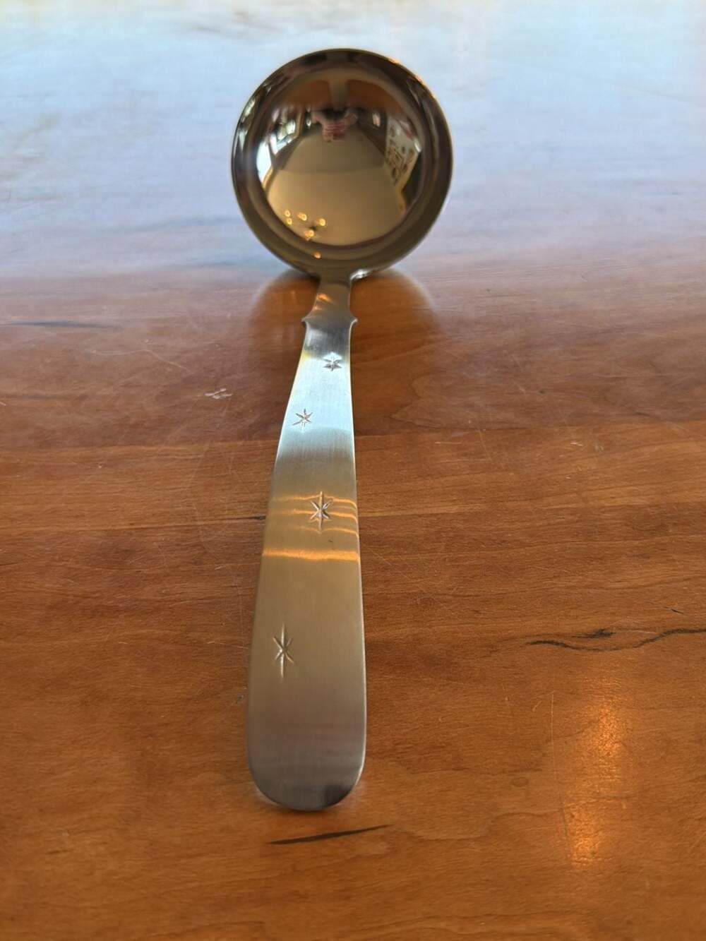 Vintage Nasco Star Sapphire Stainless Steel Soup Ladle Japan